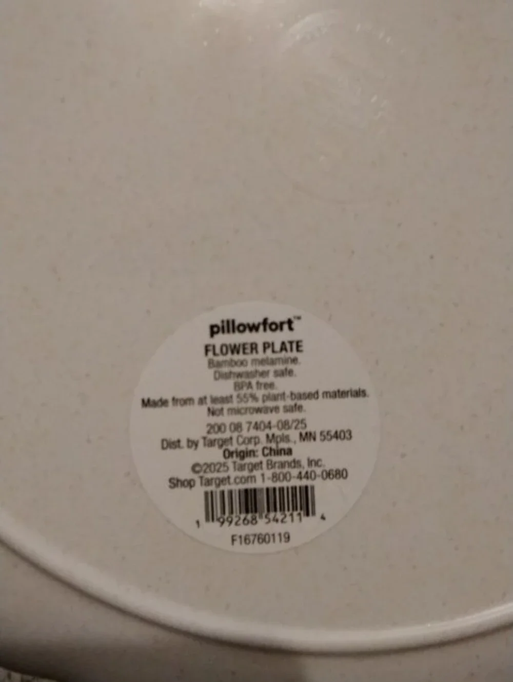 Pillowfort bamboo melamine